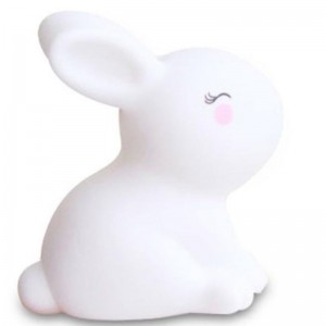 Хранить клей маленький белый кролик ночная лампа игрушка украшения